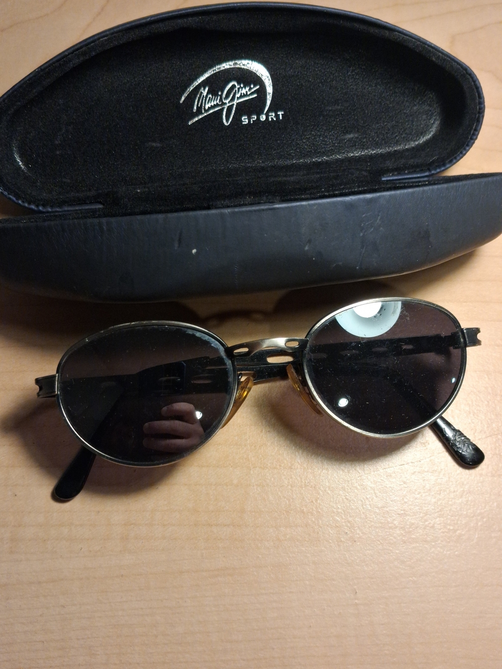 Vintage Maui Jim Meridian MJ 167 Sunglasses with Case